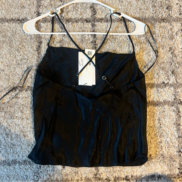 Zara Satin Top NWT - Picture 2 of 2